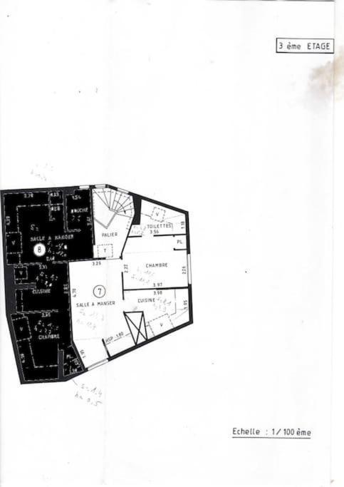 F2 35-44M2 9 Mins Voiture Chateau 4Pers 1Ch+Sejour Le Chesnay  Exteriör bild